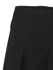 Girls Uniform Stretch Pleated Skort - Slim