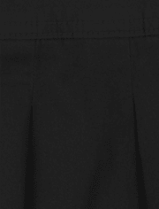 Girls Uniform Stretch Pleated Skort - Slim