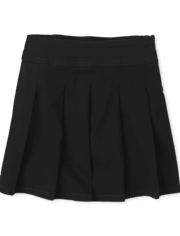 Girls Uniform Stretch Pleated Skort - Plus