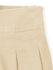 Falda pantalón plisada de uniforme para niñas