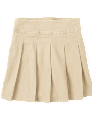 Falda pantalón plisada de uniforme para niñas