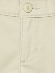 Girls Uniform Stretch Bootcut Chino Pants - Plus