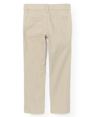 Girls Uniform Stretch Skinny Chino Pants - Slim