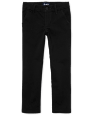 Girls Uniform Stretch Skinny Chino Pants - Plus
