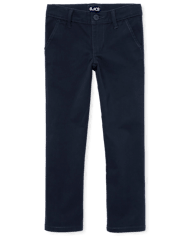 Girls Uniform Stretch Skinny Chino Pants - Plus