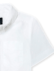 Camisa con botones Oxford uniforme para bebés y niños pequeños