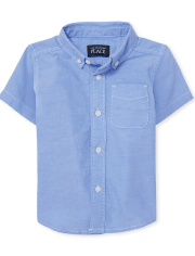 Baby And Toddler Boys Uniform Oxford Button Down Shirt