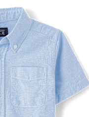Chemise boutonnée Oxford d'uniforme pour garçon