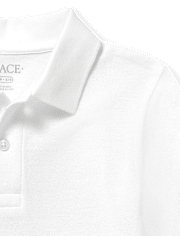 Polo piqué doux pour uniforme pour enfants