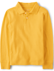 Boys Uniform Pique Polo