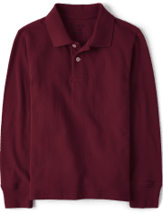 Polo en piqué d'uniforme pour garçon