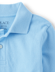 Polo en piqué d'uniforme pour garçon