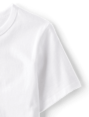 Camiseta básica con capas de uniforme para niños