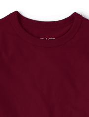 Camiseta básica con capas de uniforme para niños