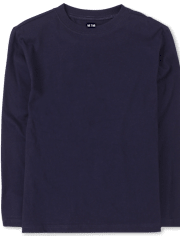 Camiseta básica con capas de uniforme para niños