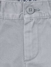 Pantalones cortos chinos de uniforme para niños