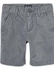 Pantalones cortos chinos de uniforme para niños