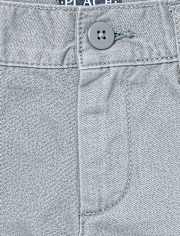 Pantalones cortos chinos de uniforme para niños