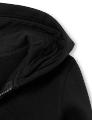 Sudadera con capucha y cremallera de uniforme para niños pequeños