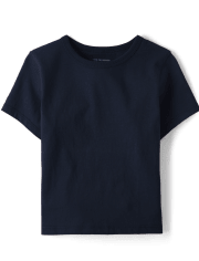 Camiseta básica con capas uniforme para bebés y niños pequeños