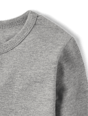 Camiseta básica con capas de uniforme para bebés y niños pequeños