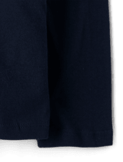 Camiseta básica con capas de uniforme para bebés y niños pequeños