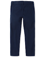 Pantalon chino skinny uniforme pour filles