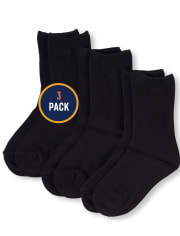 Boys Crew Socks 3-Pack