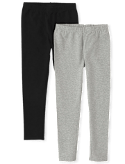 Lot de 2 leggings pour filles