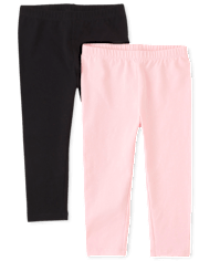 Pack de 2 leggings capri para niñas