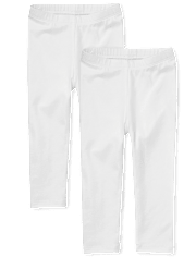 Lot de 2 leggings pour bébé et toute-petite fille
