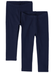 Lot de 2 leggings pour bébé et toute-petite fille