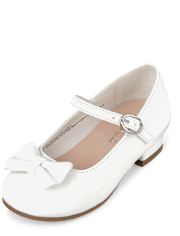 Toddler Girls Bow Low Heel Shoes