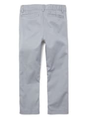Pantalones chinos ajustados de uniforme para niños