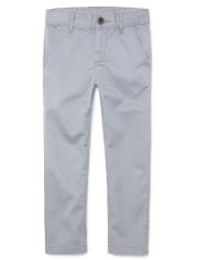Pantalones chinos ajustados de uniforme para niños