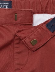 Baby And Toddler Boys Uniform Straight Chino Pants