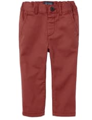 Baby And Toddler Boys Uniform Straight Chino Pants