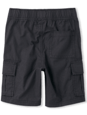 Boys Ripstop Pull On Cargo Shorts