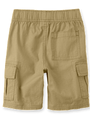 Short cargo garçon en tissu ripstop à enfiler