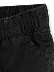 Shorts cargo sin cierres para niños pequeños