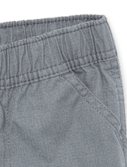 Shorts cargo sin cierres para niños pequeños