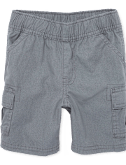 Shorts cargo sin cierres para niños pequeños