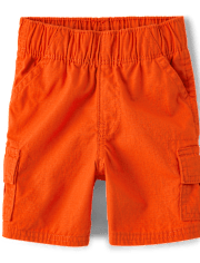 Shorts cargo sin cierres para niños pequeños