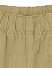 Short cargo à enfiler uniforme pour bébé et tout-petit garçon