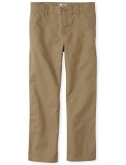 Boy's Uniform Stain Resistant Chino Pants