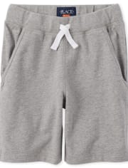 Pantalones cortos de rizo francés para niño