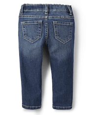 Jeans ajustados básicos para bebés y niñas pequeñas