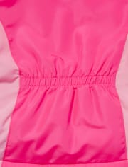 Toddler Girls Colorblock Hooded 3 In 1 Jacket