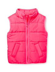 Toddler Girls Lightweight Puffer Vest
