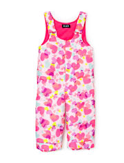 Monos de nieve estampados para niñas pequeñas